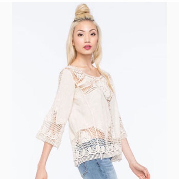 Taylor and sage crochet top Clearance